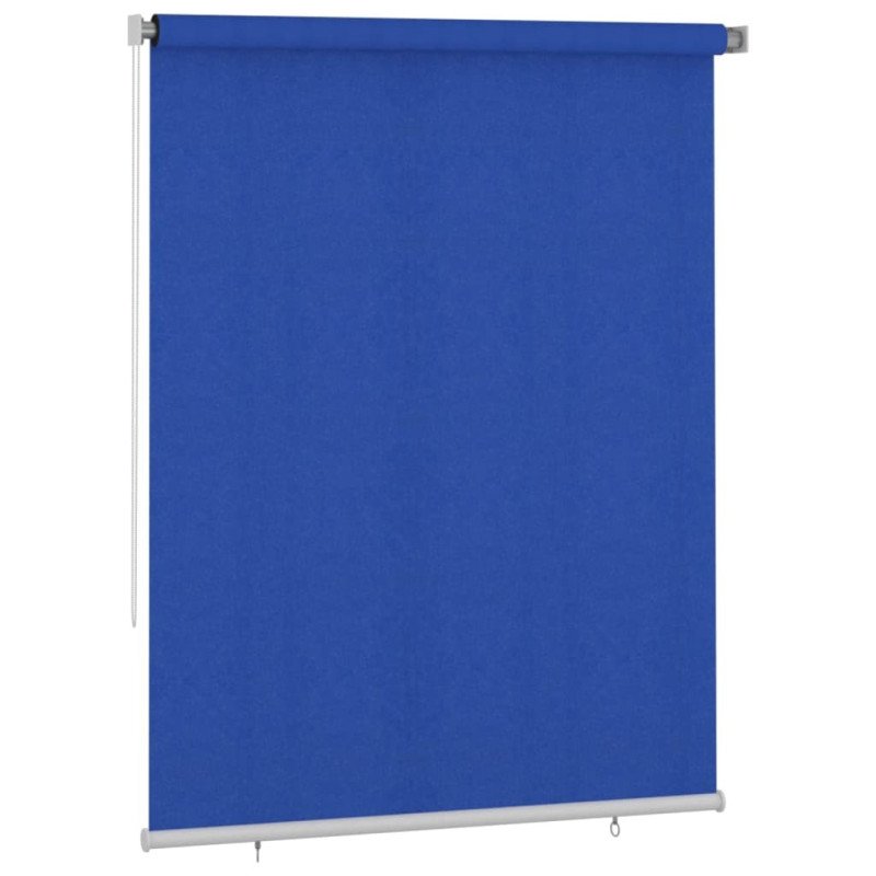 vidaXL Vonkajšia zatemňovacia roleta 180x230 cm modrá HDPE