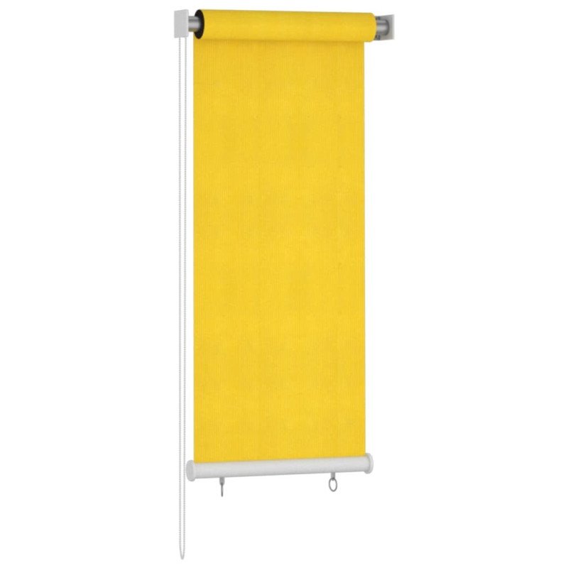 vidaXL Vonkajšia zatemňovacia roleta 60x140 cm žltá HDPE
