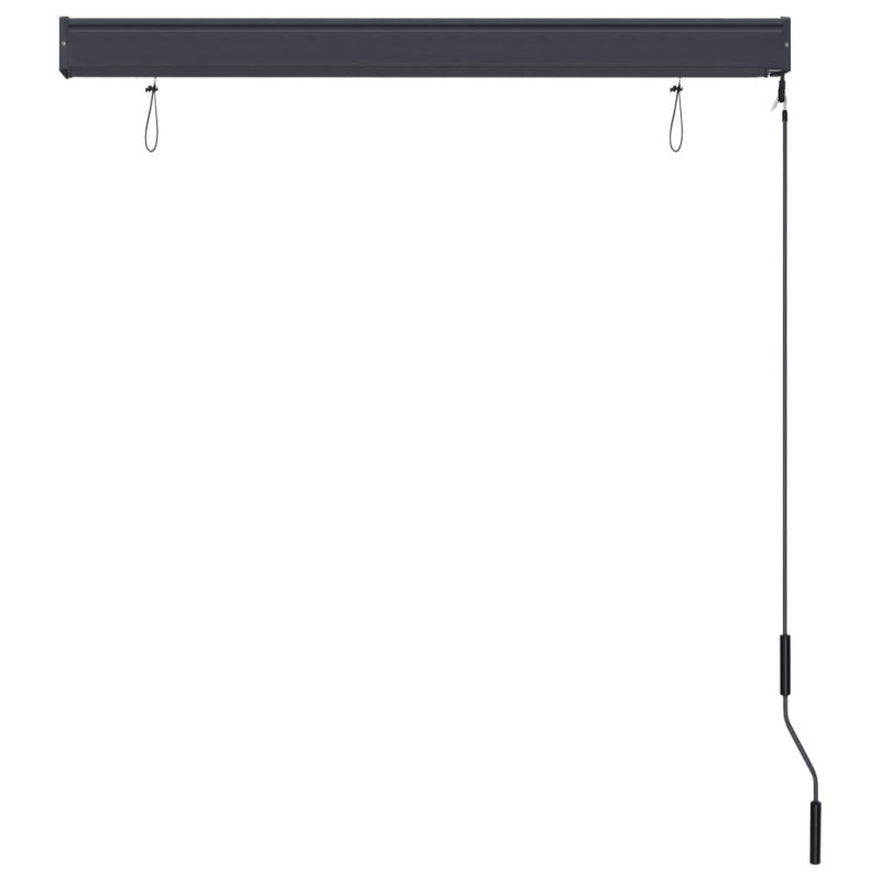 vidaXL Vonkajšia zatemňovacia roleta 120x250 cm krémová