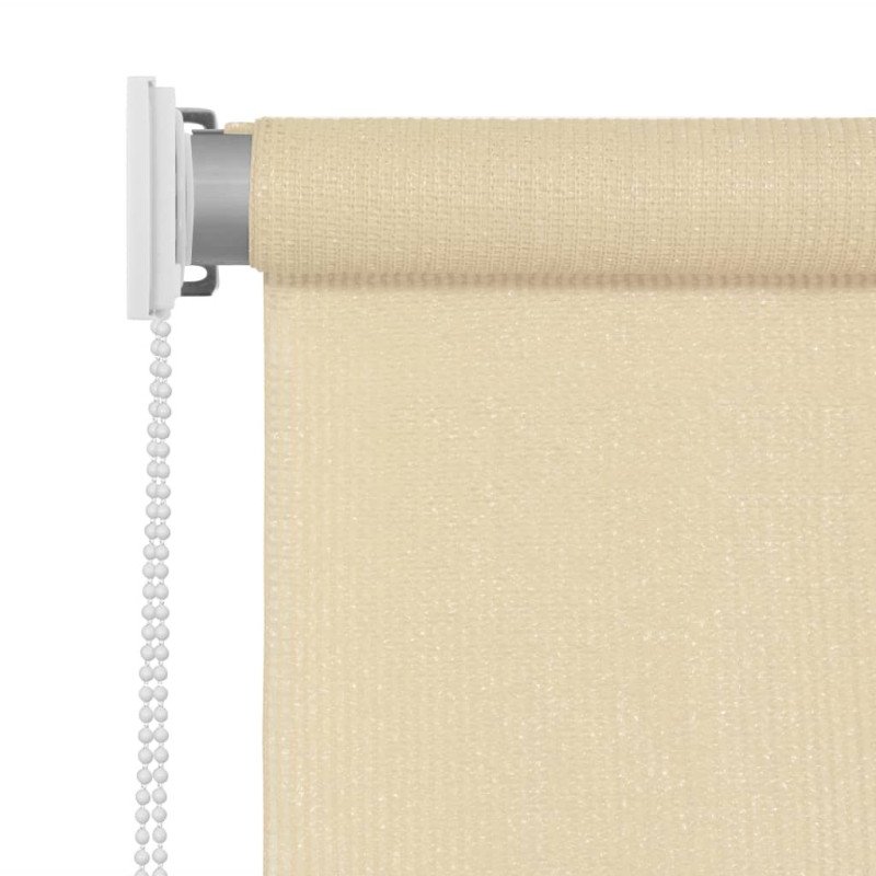 vidaXL Vonkajšia zatemňovacia roleta krémová 80x230 cm HDPE