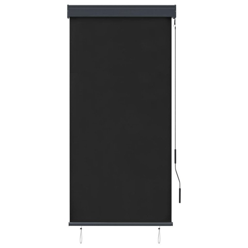 vidaXL Vonkajšia zatemňovacia roleta 80x250 cm antracitová
