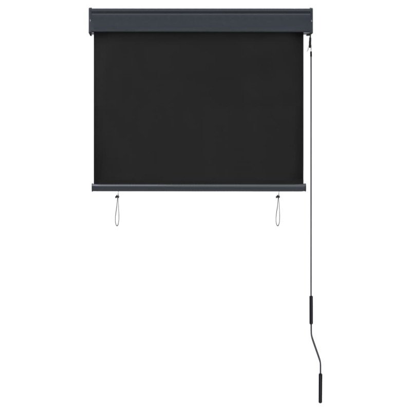 vidaXL Vonkajšia zatemňovacia roleta 80x250 cm antracitová