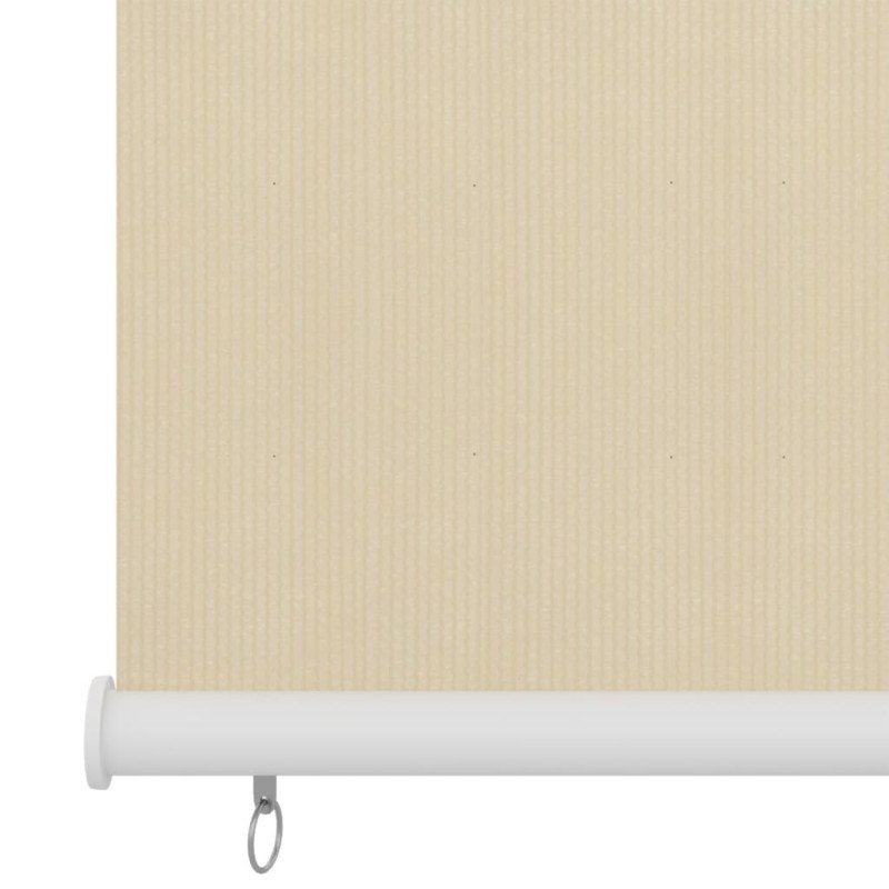 vidaXL Vonkajšia zatemňovacia roleta krémová 60x140 cm HDPE