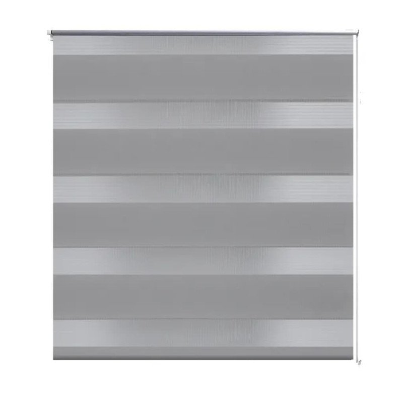 Roleta vzor zebra, 80 x 150 cm, sivá