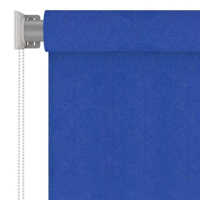 vidaXL Vonkajšia zatemňovacia roleta 120x230 cm modrá HDPE