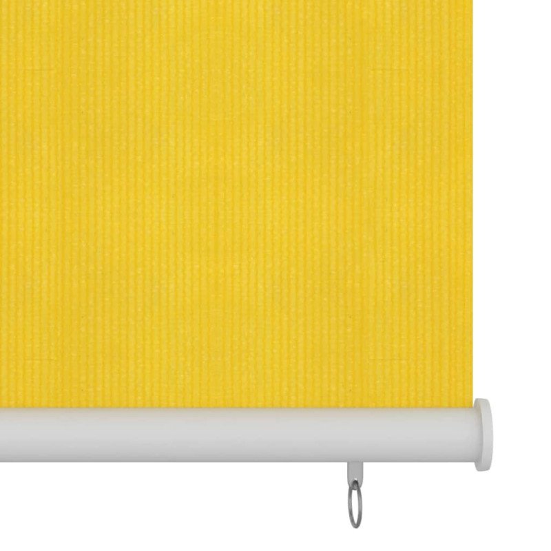 vidaXL Vonkajšia zatemňovacia roleta 120x140 cm žltá HDPE