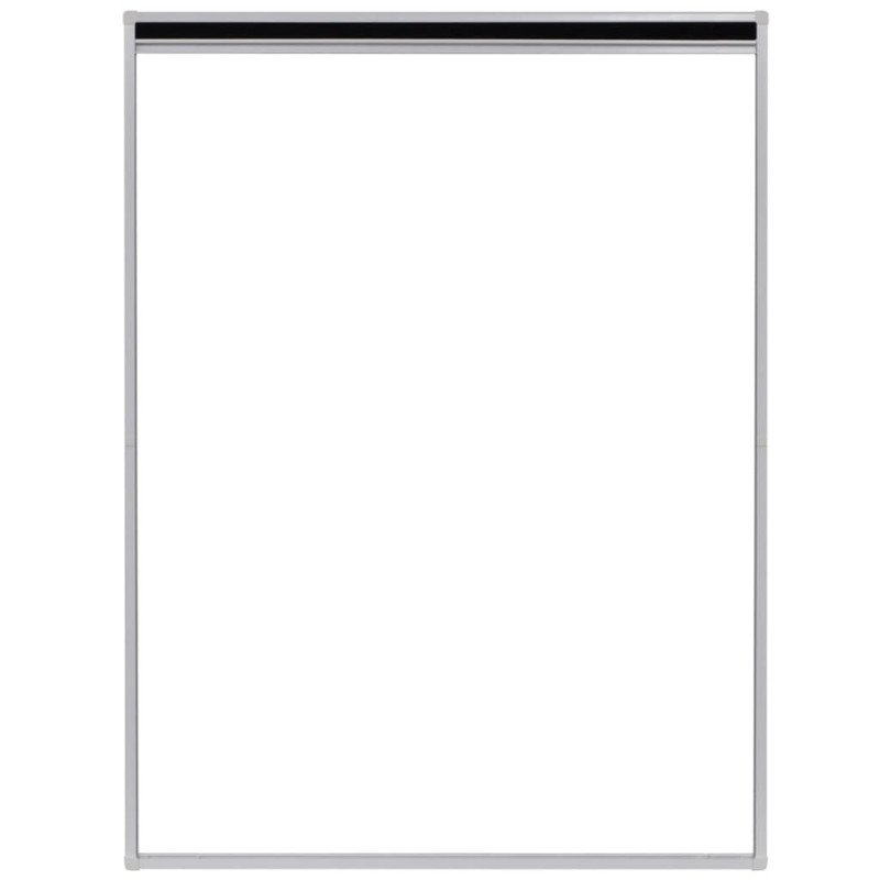 vidaXL Plisovaná okenná sieťka proti hmyzu s hliníkovým rámom, 60 x 80 cm 