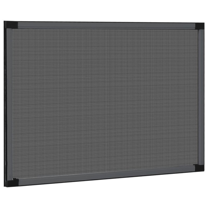 vidaXL Výsuvná okenná sieťka proti hmyzu antracitová (100-193)x75 cm