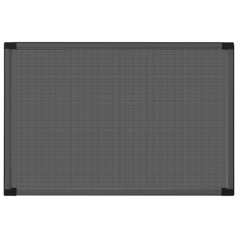 vidaXL Výsuvná okenná sieťka proti hmyzu antracitová (100-193)x75 cm