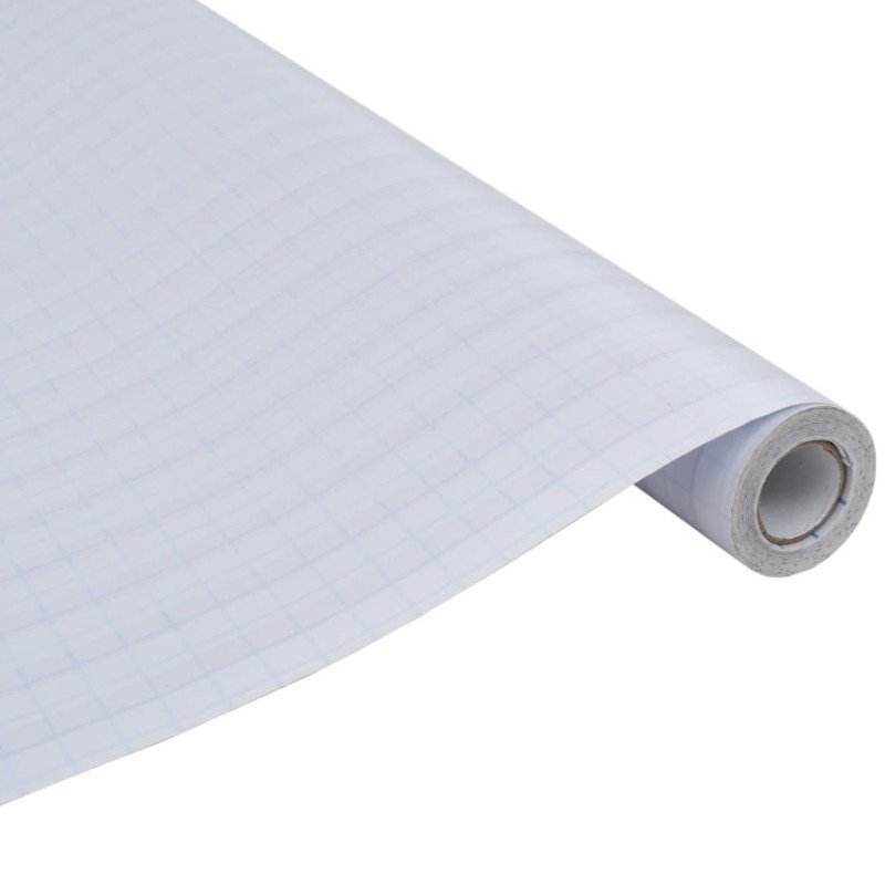 vidaXL Matná privátna okenná fólia, lepiace pruhy 0,9x5 m