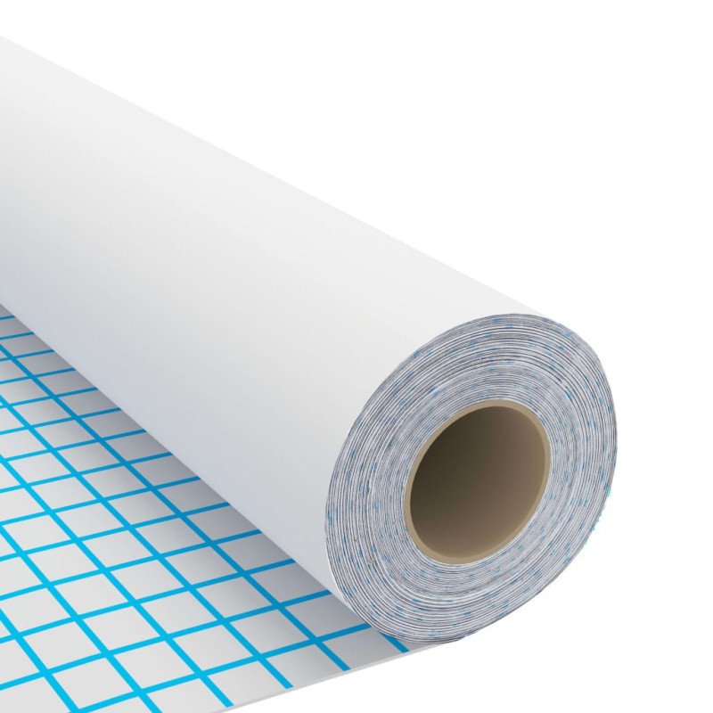 vidaXL Samolepiace tapety na nábytok 2 ks, biele 500x90 cm, PVC
