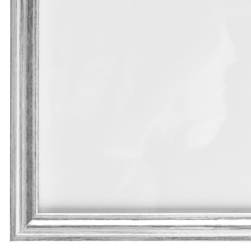 vidaXL Fotorámiky na stenu alebo stôl 3 ks strieborné 70x90 cm MDF