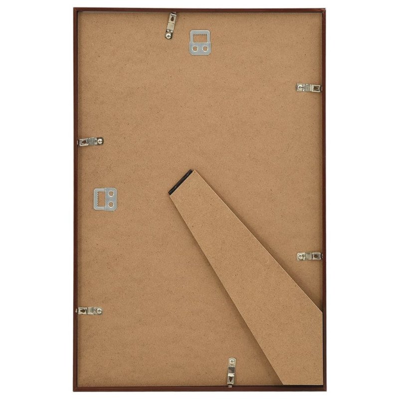 vidaXL Fotorámiky na stenu alebo stôl 3 ks bronzové 59,4x84 cm MDF