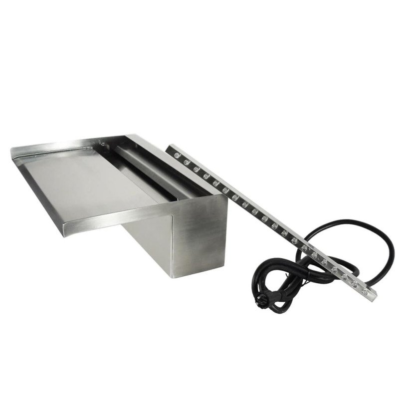 Ubbink Vodopád s LED Niagara 90 cm, nehrdzavejúca oceľ 1312126