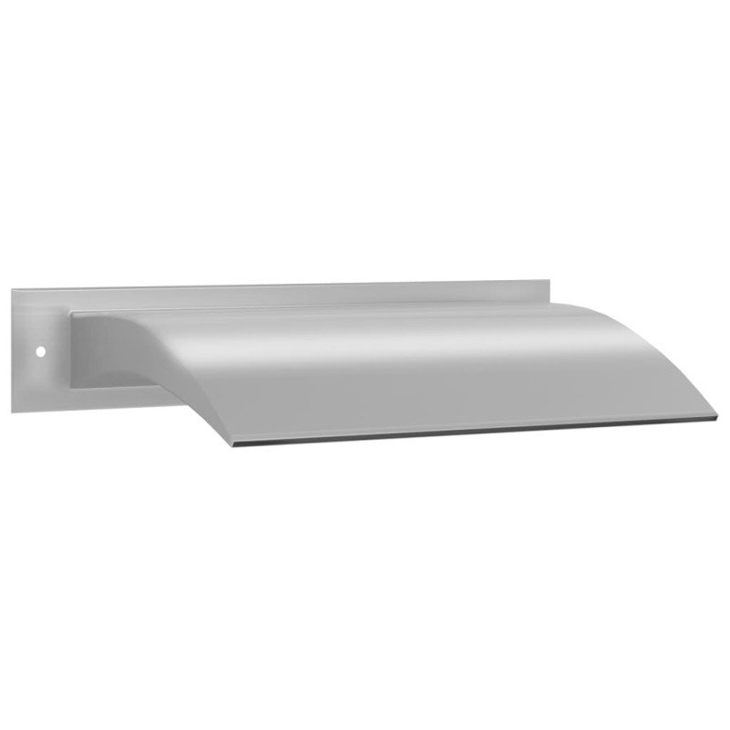 vidaXL Bazénová fontána strieborná 45x9x26 cm nehrdzavejúca oceľ  