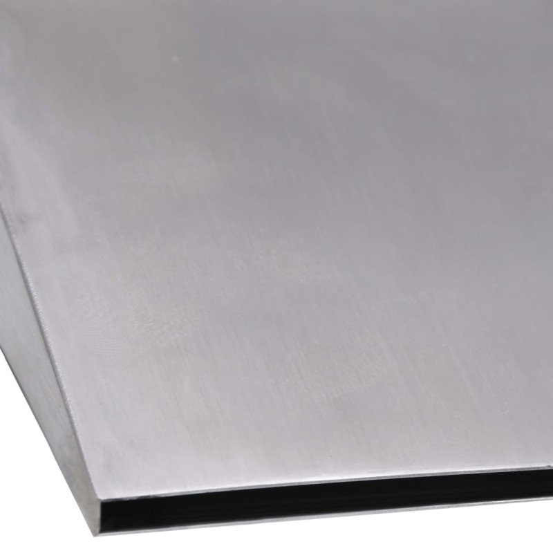 vidaXL Bazénová fontána strieborná 45x9x26 cm nehrdzavejúca oceľ  