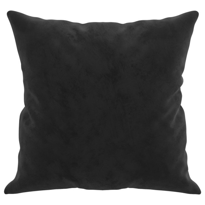 vidaXL Dekoratívne vankúše 2 ks čierne 40x40 cm zamat