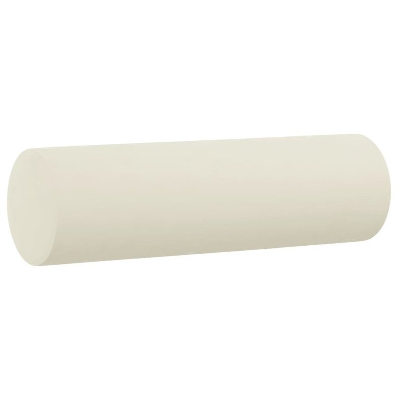 vidaXL Dekoratívne vankúše 2 ks krémové ?15x50 cm zamat