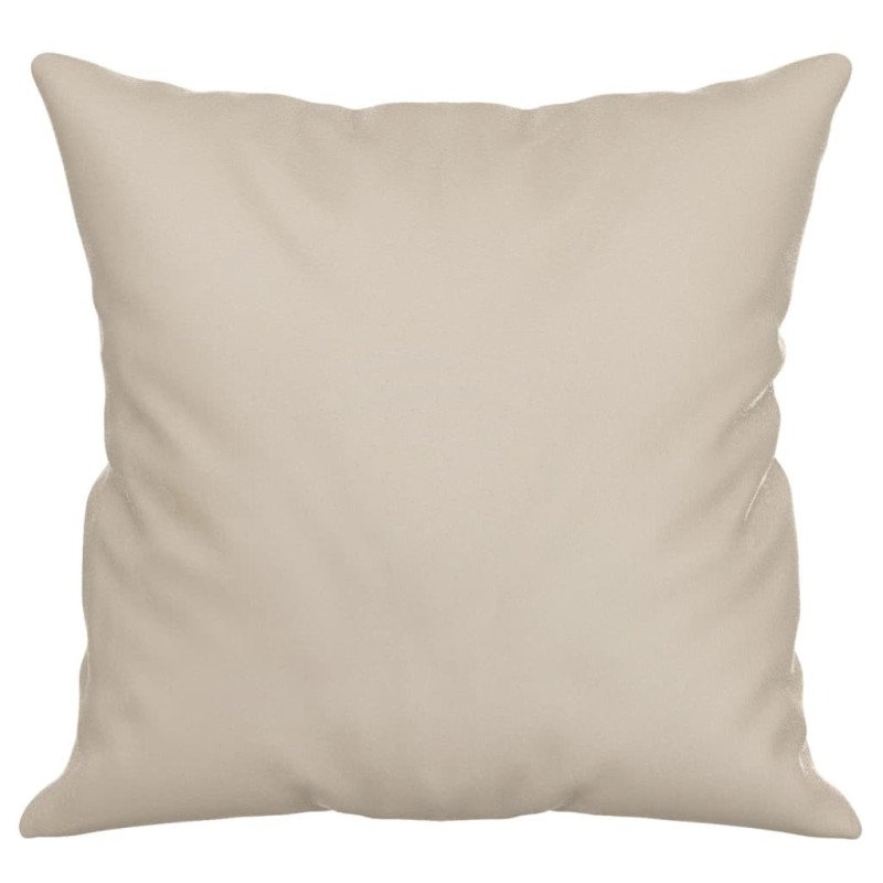 vidaXL Dekoratívne vankúše 2 ks krémové 40x40 cm mikrovláknová látka