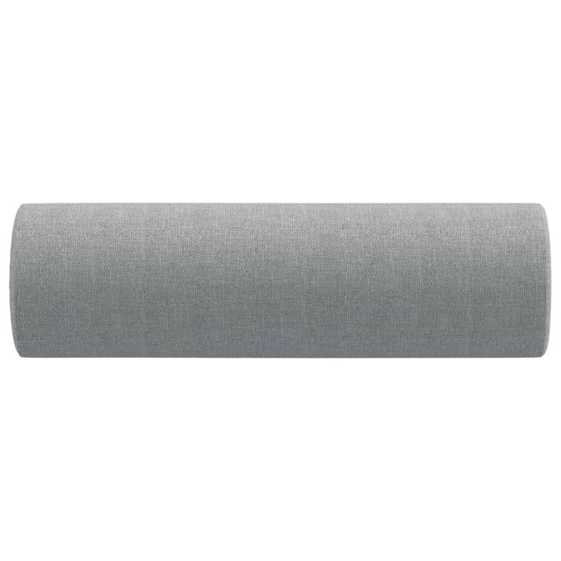 vidaXL Dekoratívne vankúše 2 ks bledosivé ?15x50 cm látka