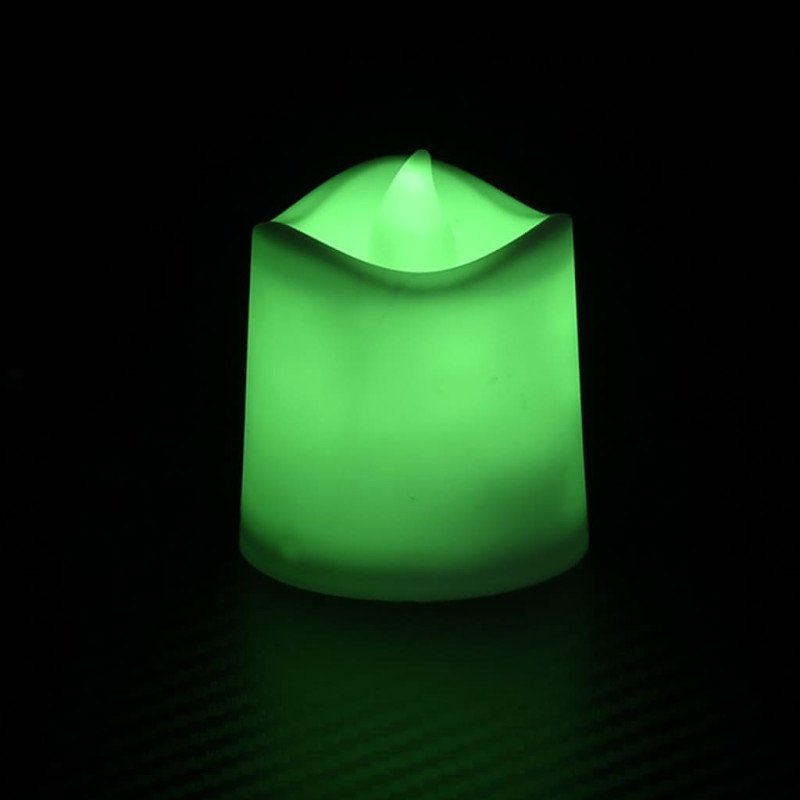 vidaXL Elektrické čajové sviečky bez plameňa LED 12 ks farebné