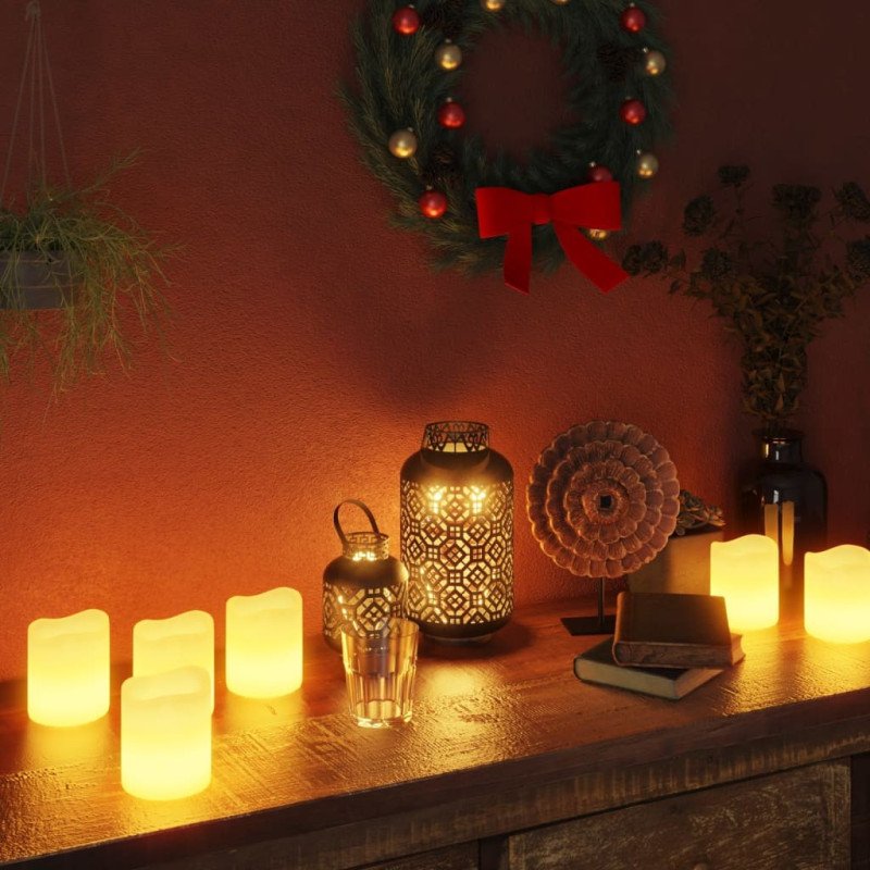 vidaXL Elektrické LED sviečky 50 ks, teplá biela