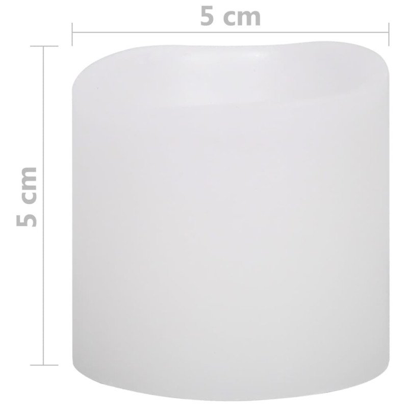 vidaXL Elektrické LED sviečky 50 ks, teplá biela