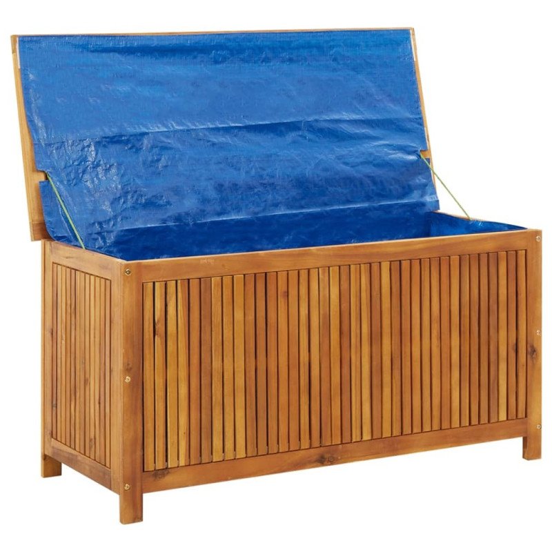 vidaXL Záhradný úložný box 113x50x58 cm masívne akáciové drevo