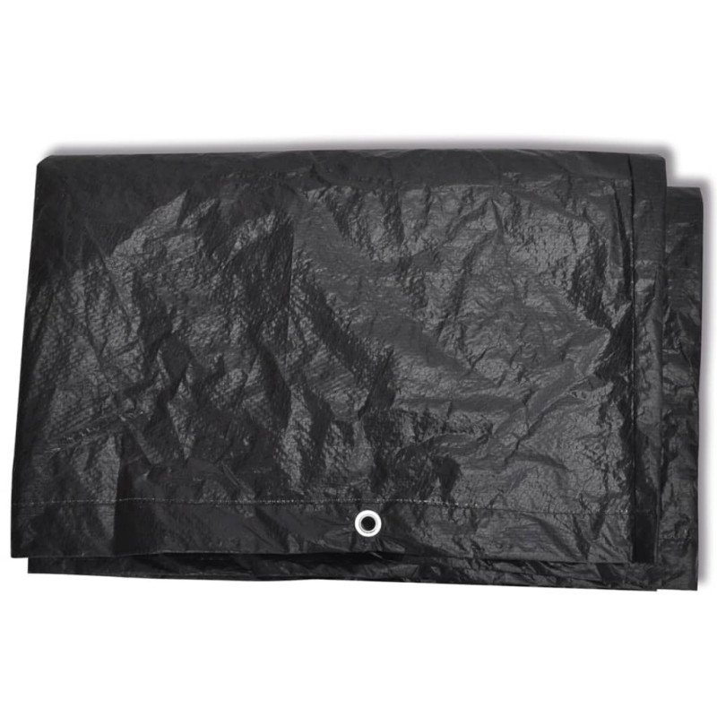 vidaXL Obal na lehátko s 8 očkami 218x77x55 cm