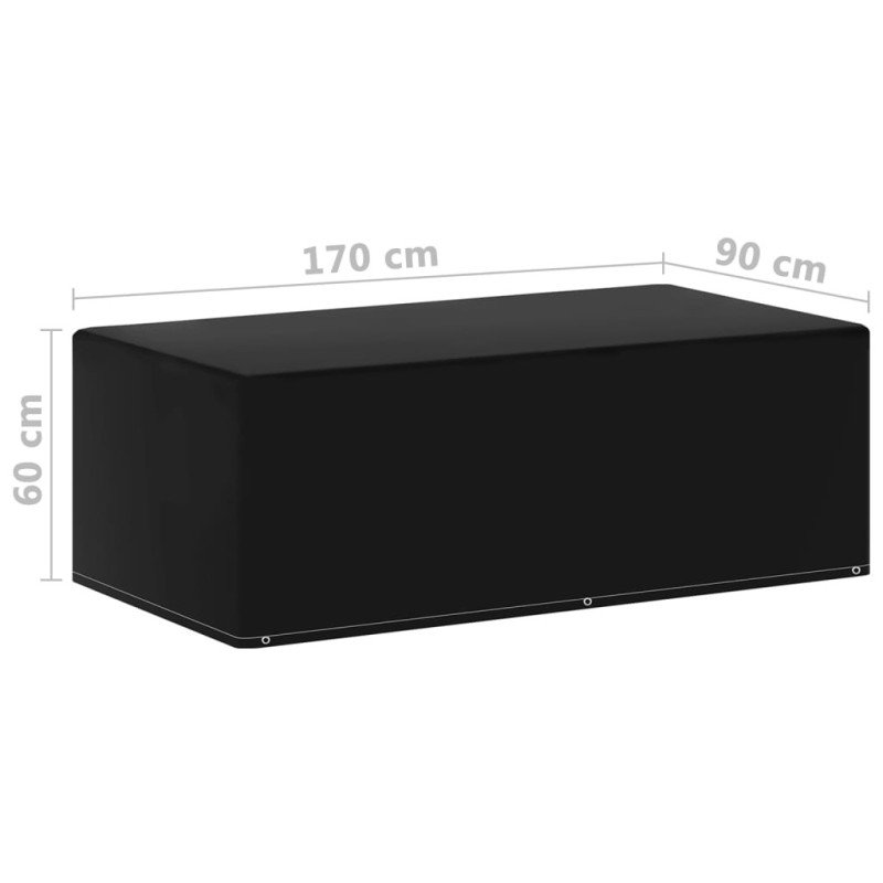 vidaXL Obaly na plynový gril 2 ks 6 očiek 170x90x60 cm