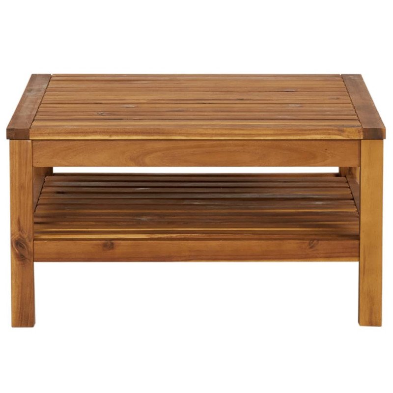 vidaXL Konferenčný stolík 65x65x35 cm masívne akáciové drevo