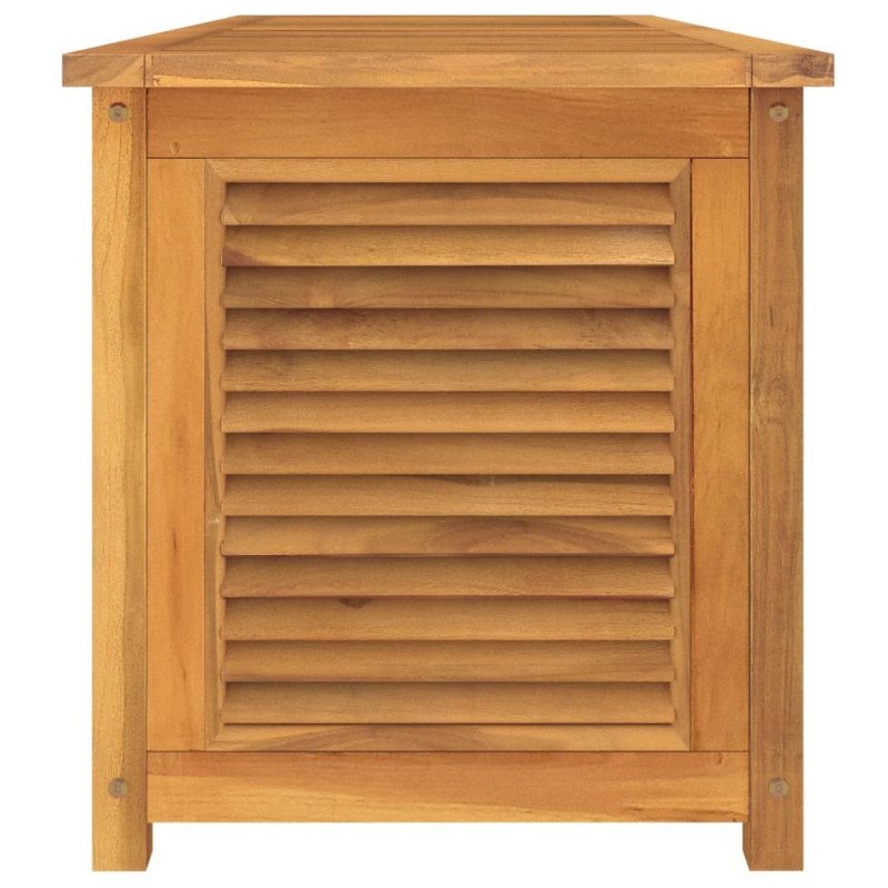 vidaXL Záhradný úložný box s vreckom 150x50x53 cm masívny teak