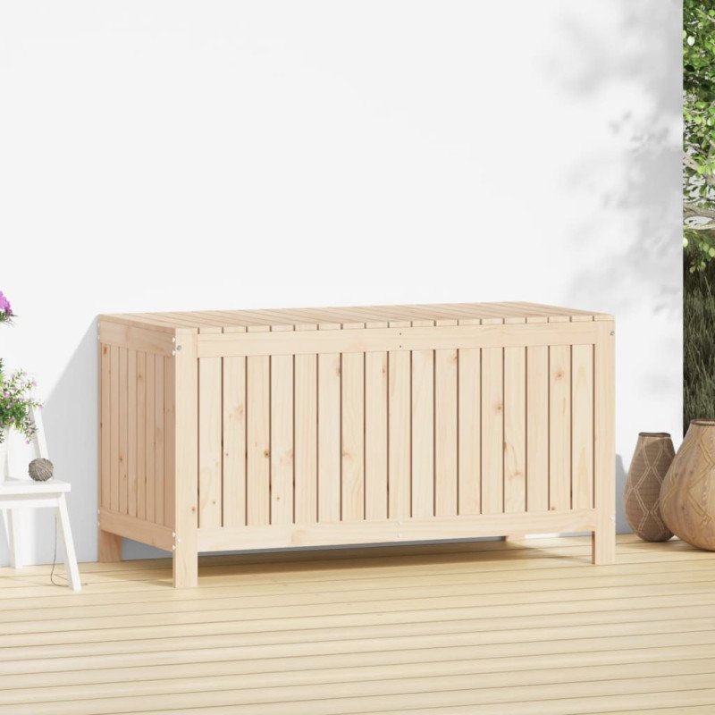 vidaXL Záhradný úložný box 121x55x64 cm masívna borovica