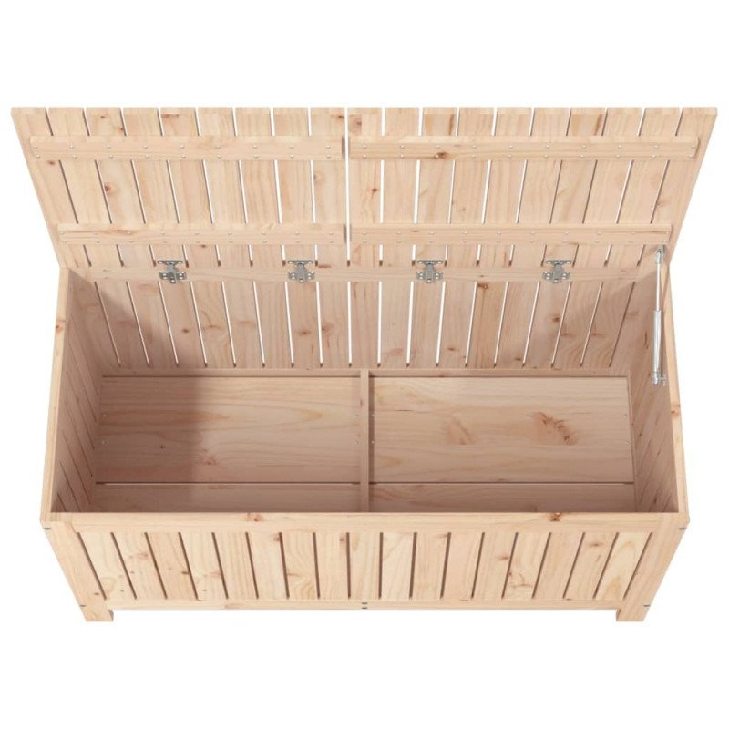 vidaXL Záhradný úložný box 121x55x64 cm masívna borovica