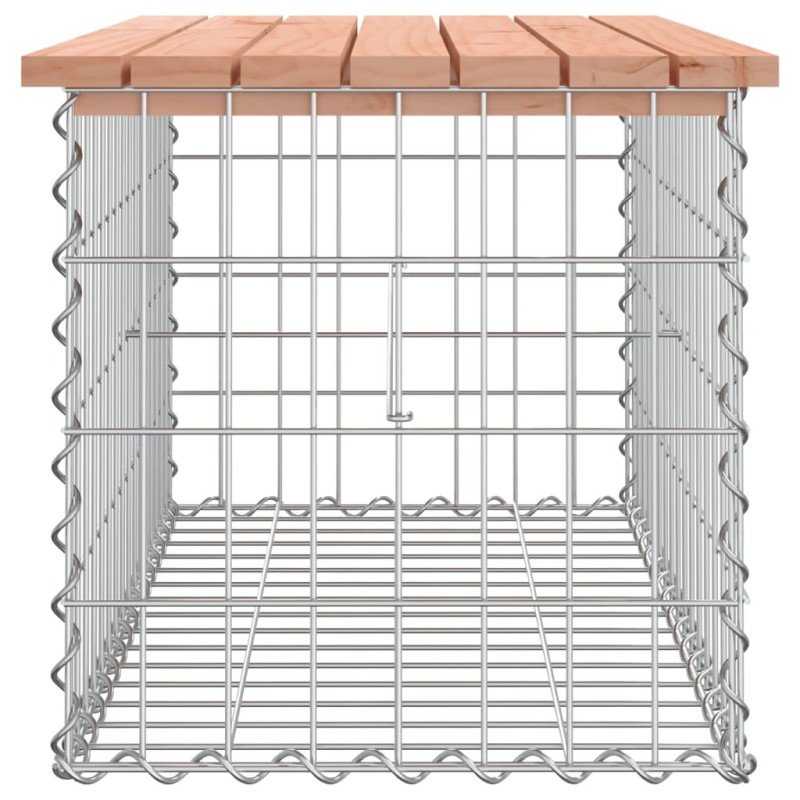 vidaXL Záhradná lavica gabiónový dizajn 83x44x42 cm masívny douglas