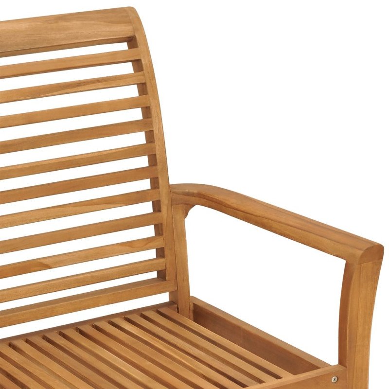 vidaXL Záhradná lavička 112 cm, tíkový masív