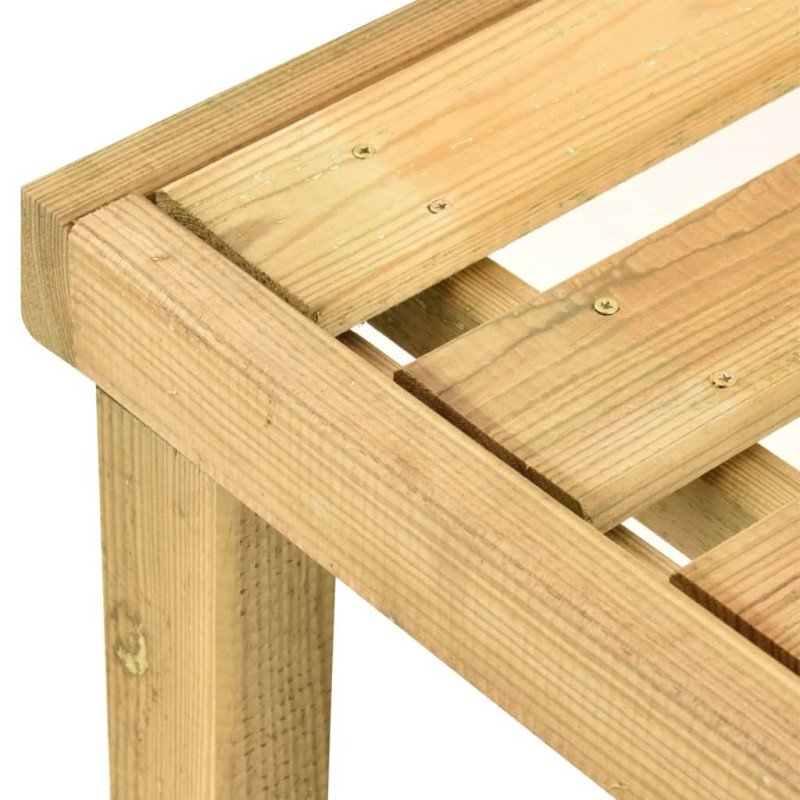 vidaXL Záhradné ležadlo impregnované borovicové drevo