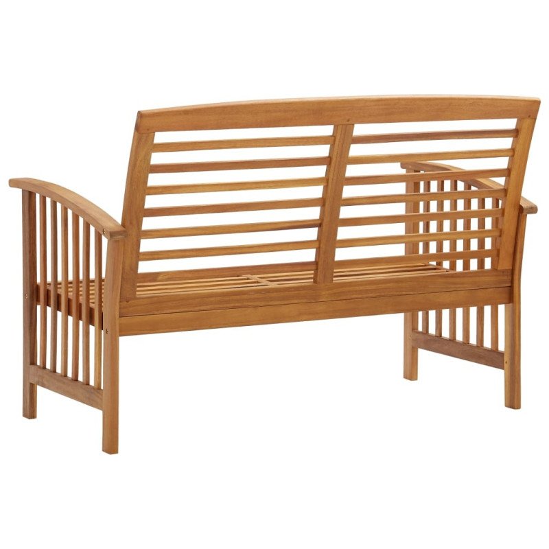 vidaXL Záhradná lavička 119 cm, akáciový masív