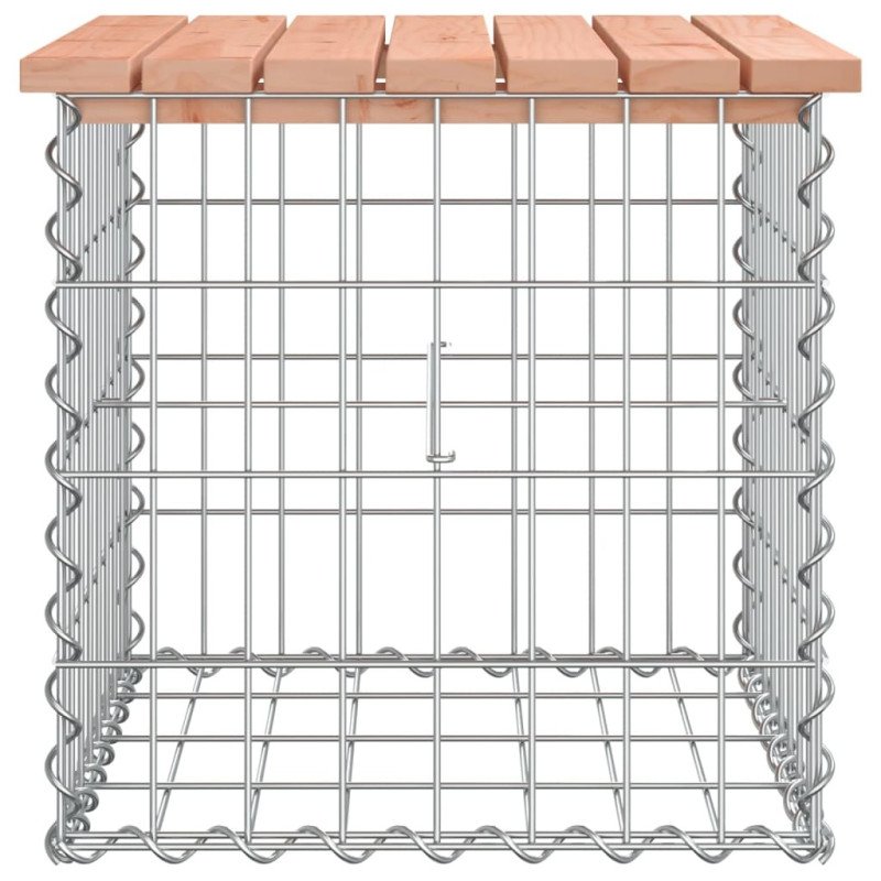 vidaXL Záhradná lavica gabiónový dizajn 43x44x42 cm masívny douglas