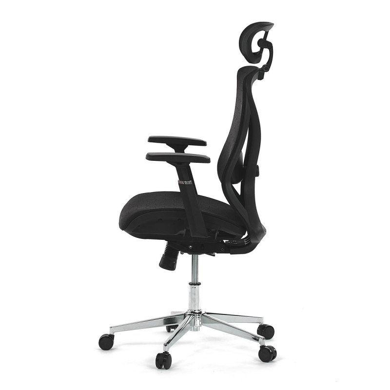 Autronic - Židle kancelářská, černá MESH, plastový kříž - KA-S258 BK