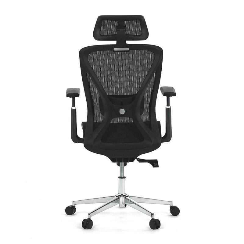 Autronic - Židle kancelářská, černá MESH, plastový kříž - KA-S258 BK