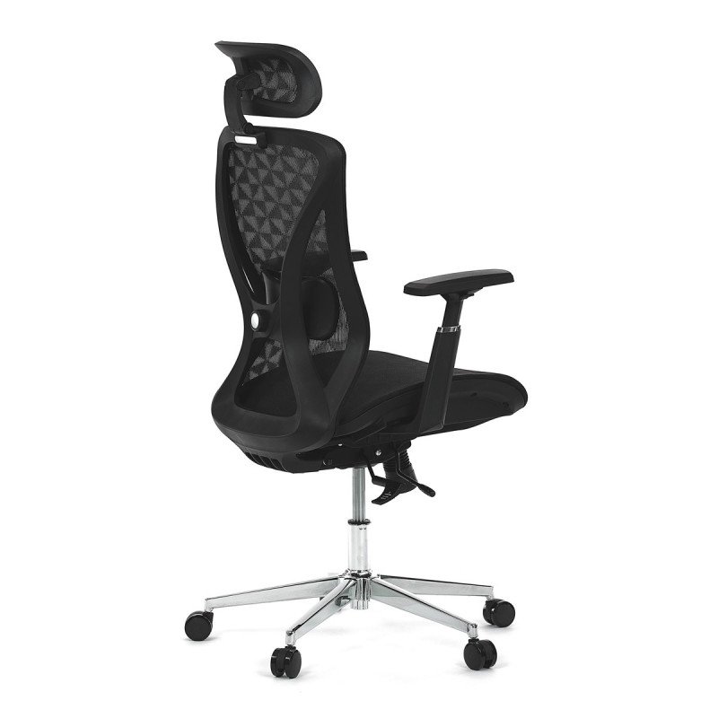 Autronic - Židle kancelářská, černá MESH, plastový kříž - KA-S258 BK