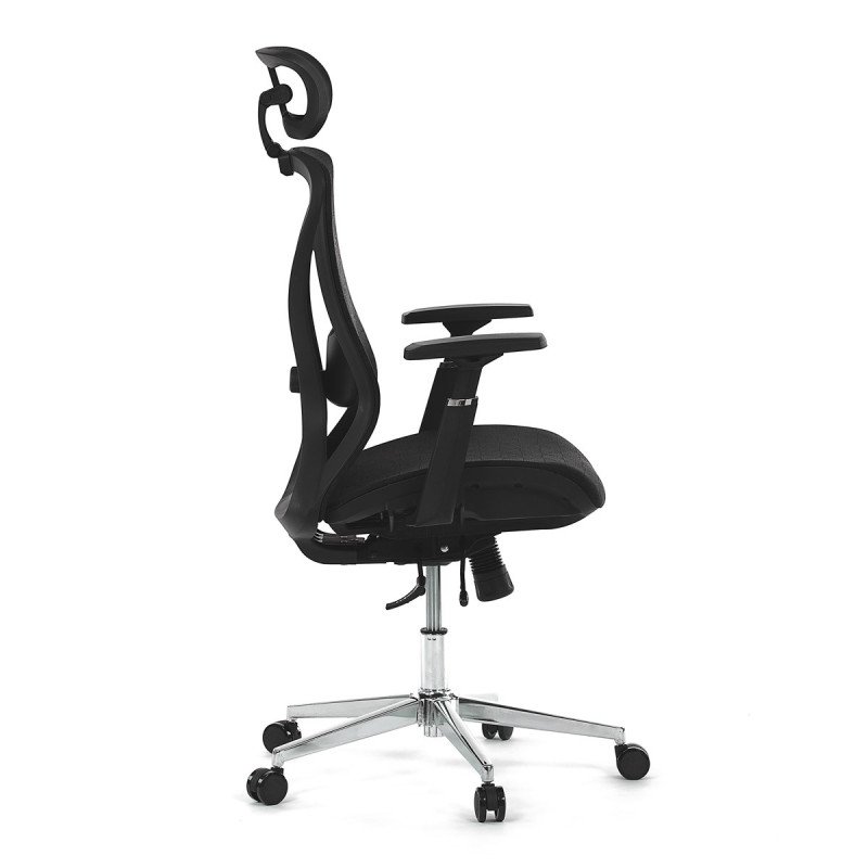 Autronic - Židle kancelářská, černá MESH, plastový kříž - KA-S258 BK