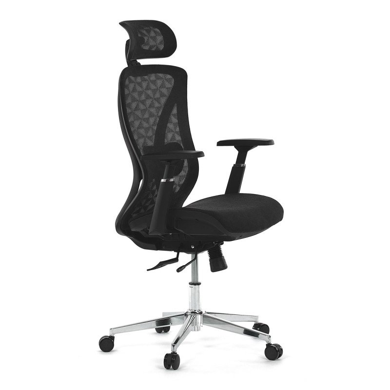 Autronic - Židle kancelářská, černá MESH, plastový kříž - KA-S258 BK