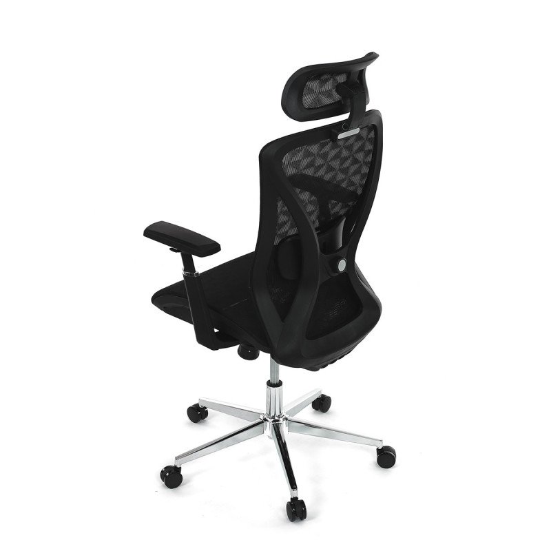 Autronic - Židle kancelářská, černá MESH, plastový kříž - KA-S258 BK