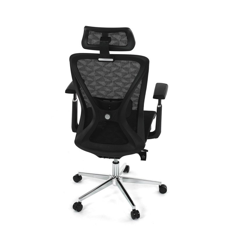 Autronic - Židle kancelářská, černá MESH, plastový kříž - KA-S258 BK