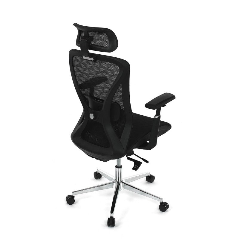 Autronic - Židle kancelářská, černá MESH, plastový kříž - KA-S258 BK