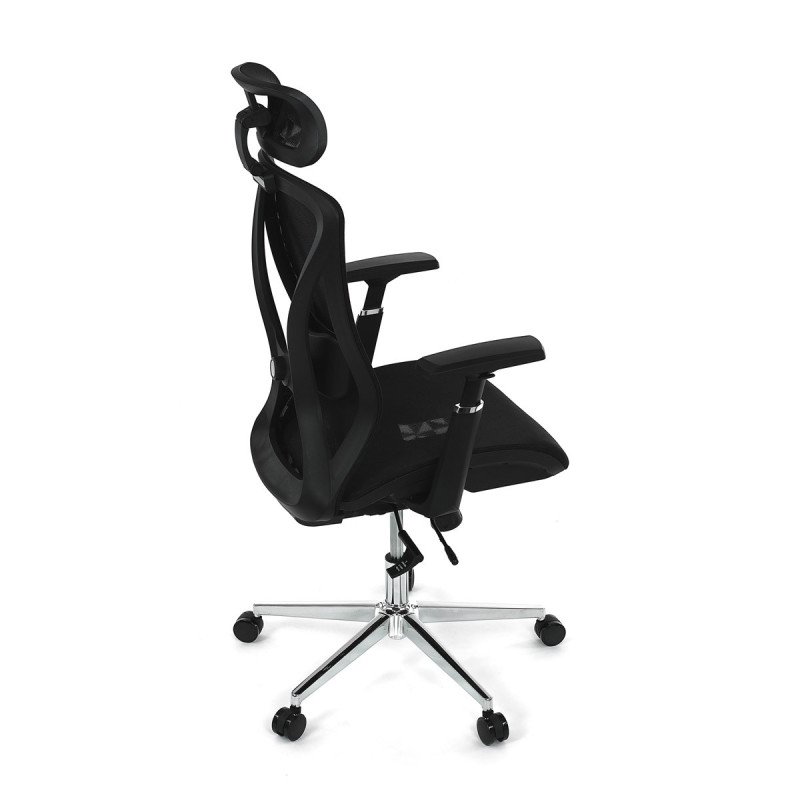Autronic - Židle kancelářská, černá MESH, plastový kříž - KA-S258 BK