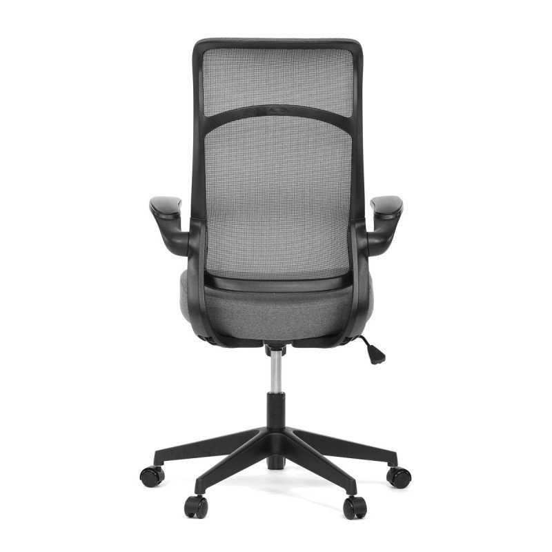 Autronic - Kancelářská židle, houpací mech., černá MESH, plast. Kříž - KA-A182 BK