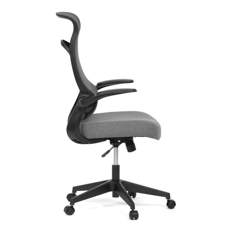 Autronic - Kancelářská židle, houpací mech., černá MESH, plast. Kříž - KA-A182 BK